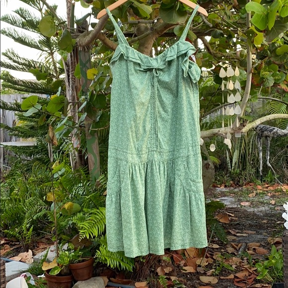 Marc by Marc Jacobs 100% cotton green dress - Picture 1 of 5
